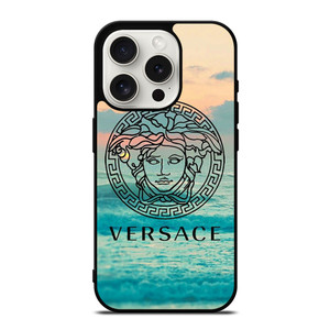 VERSACE LOGO BLUE SEA ICON iPhone 15 Pro Case Cover VERSACE LOGO BLUE SEA ICON iPhone 15 Pro Case Cover
