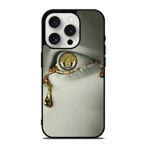 VERSACE LOGO GOLDEN TEAR iPhone 15 Pro Case Cover VERSACE LOGO GOLDEN TEAR iPhone 15 Pro Case Cover