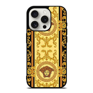 VERSACE MEDUSA GOLD ICON iPhone 15 Pro Case Cover VERSACE MEDUSA GOLD ICON iPhone 15 Pro Case Cover