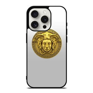 VERSACE MEDUSA HEAD EMBLEM iPhone 15 Pro Case Cover