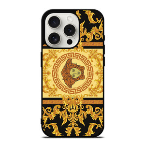 VERSACE ORNAMENT LOGO iPhone 15 Pro Case Cover VERSACE ORNAMENT LOGO iPhone 15 Pro Case Cover