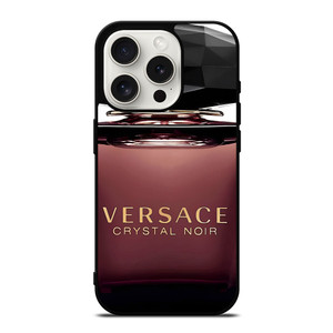 VERSACE PERFUME CRYSTAL NOIR iPhone 15 Pro Case Cover VERSACE PERFUME CRYSTAL NOIR iPhone 15 Pro Case Cover
