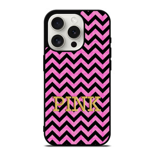VICTORIA'S SECRET PINK CHEVRON iPhone 15 Pro Case Cover
