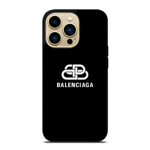 BALENCIAGA LOGO BLACK iPhone 14 Pro Max Case Cover