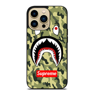 BAPE BATHING CAMO SHARK SUPREME iPhone 14 Pro Max Case Cover BAPE BATHING CAMO SHARK SUPREME iPhone 14 Pro Max Case Cover