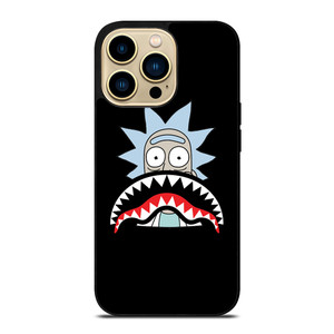 BAPE SHARK RICK AND MORTY iPhone 14 Pro Max Case Cover BAPE SHARK RICK AND MORTY iPhone 14 Pro Max Case Cover
