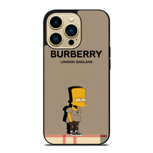 BART SIMPSON BURBERRY LONDONG iPhone 14 Pro Max Case Cover