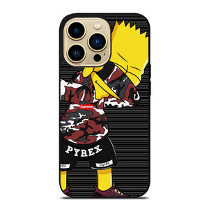 BART SIMPSON SUPREME CAMO DAB iPhone 14 Pro Max Case Cover