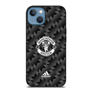 MANCHESTER UNITED ADIDAS BLACK KIT iPhone 13 Case Cover MANCHESTER UNITED ADIDAS BLACK KIT iPhone 13 Case Cover