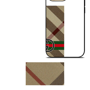 BURBERRY PATTERN GUCCI LOGO iPhone 14 Pro Max Case Cover BURBERRY PATTERN GUCCI LOGO iPhone 14 Pro Max Case Cover