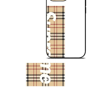 BURBERRY X SUPREME 2 iPhone 14 Pro Max Case Cover