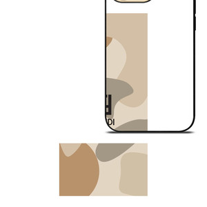 FENDI ROMA CAMO LOGO iPhone 14 Pro Max Case Cover