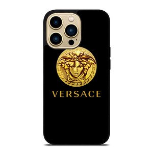 GOLDEN MEDUSA VERSACE ICON EMBLEM iPhone 14 Pro Max Case Cover