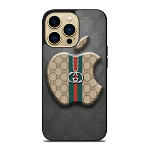 GUCCI APPLE LOGO iPhone 14 Pro Max Case Cover