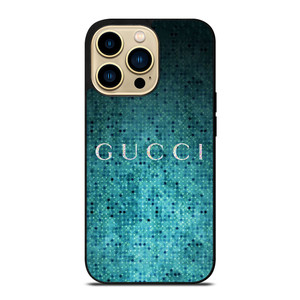 GUCCI LOGO BLUE POLKADOTS iPhone 14 Pro Max Case Cover GUCCI LOGO BLUE POLKADOTS iPhone 14 Pro Max Case Cover