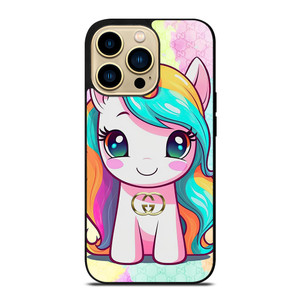 GUCCI LOGO PATTERN PRETTY UNICORN iPhone 14 Pro Max Case Cover