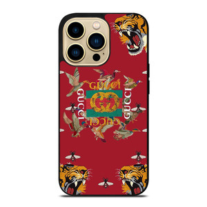 GUCCI LOGO TIGER BEE ICON iPhone 14 Pro Max Case Cover GUCCI LOGO TIGER BEE ICON iPhone 14 Pro Max Case Cover