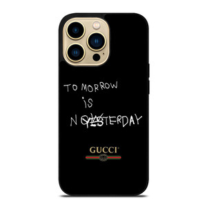 GUCCI LOGO TOMORROW IS NOW iPhone 14 Pro Max Case Cover