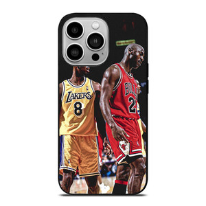 NBA LEGENDS KOBE BRYANT MICHAEL JORDAN  iPhone 14 Pro Case Cover NBA LEGENDS KOBE BRYANT MICHAEL JORDAN  iPhone 14 Pro Case Cover