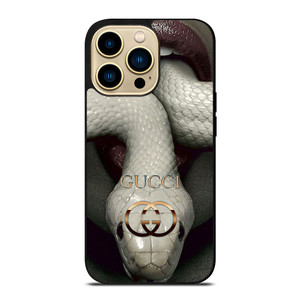 GUCCI LOGO WHITE SNAKE iPhone 14 Pro Max Case Cover