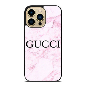 GUCCI PINK MARBLE iPhone 14 Pro Max Case Cover