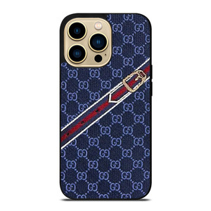 GUCCI TIE PATTERN iPhone 14 Pro Max Case Cover