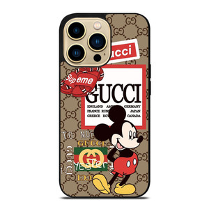 GUCCI X SUPREME X DISNEY MICKEY MOUSE ICON iPhone 14 Pro Max Case Cover