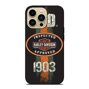 HARLEY DAVIDSON 1903 INSPECTED iPhone 14 Pro Max Case Cover HARLEY DAVIDSON 1903 INSPECTED iPhone 14 Pro Max Case Cover