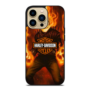 HARLEY DAVIDSON GHOST RIDER iPhone 14 Pro Max Case Cover HARLEY DAVIDSON GHOST RIDER iPhone 14 Pro Max Case Cover