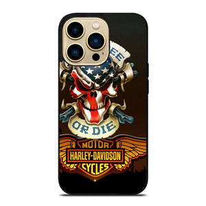 HARLEY DAVIDSON LIVE FREE OR DIE CF iPhone 14 Pro Max Case Cover HARLEY DAVIDSON LIVE FREE OR DIE CF iPhone 14 Pro Max Case Cover