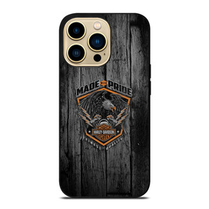 HARLEY DAVIDSON MADE WITH PRIDE iPhone 14 Pro Max Case Cover HARLEY DAVIDSON MADE WITH PRIDE iPhone 14 Pro Max Case Cover