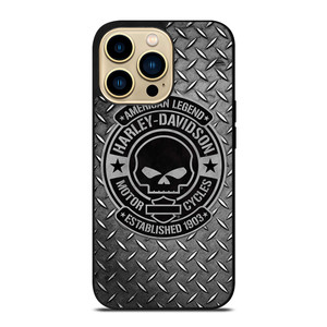 HARLEY DAVIDSON MOTORCYCLES COMPANY SKULL LOGO 1903 iPhone 14 Pro Max Case Cover HARLEY DAVIDSON MOTORCYCLES COMPANY SKULL LOGO 1903 iPhone 14 Pro Max Case Cover