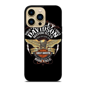 HARLEY DAVIDSON RIDE FREE iPhone 14 Pro Max Case Cover