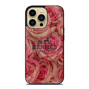 HERMES PARIS LOGO RED ROSE iPhone 14 Pro Max Case Cover