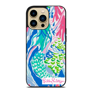 LILLY PULITZER MERMADE CAVE iPhone 14 Pro Max Case Cover LILLY PULITZER MERMADE CAVE iPhone 14 Pro Max Case Cover