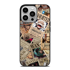 ONE PIECE POSTER WANTED COLLAGE iPhone 14 Pro Case Cover ONE PIECE POSTER WANTED COLLAGE iPhone 14 Pro Case Cover