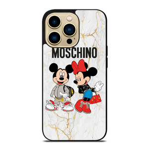 MOSCHINO MICKEY MINNIE MOUSE iPhone 14 Pro Max Case Cover MOSCHINO MICKEY MINNIE MOUSE iPhone 14 Pro Max Case Cover