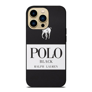 POLO RALPH LAUREN BLACK iPhone 14 Pro Max Case Cover POLO RALPH LAUREN BLACK iPhone 14 Pro Max Case Cover