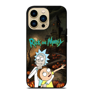 RICK AND MORTY HAPPY HALLOWEEN iPhone 14 Pro Max Case Cover RICK AND MORTY HAPPY HALLOWEEN iPhone 14 Pro Max Case Cover