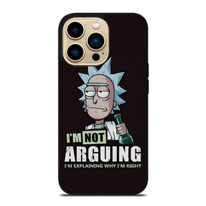 RICK AND MORTY NOT ARGUING iPhone 14 Pro Max Case Cover