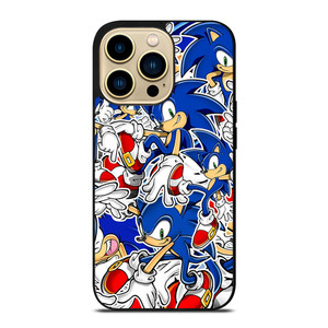 SONIC THE HEDGEHOG COLLAGE iPhone 14 Pro Max Case Cover SONIC THE HEDGEHOG COLLAGE iPhone 14 Pro Max Case Cover