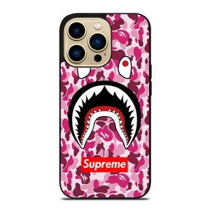 SUPREME BAPE CAMO SHARK iPhone 14 Pro Max Case Cover SUPREME BAPE CAMO SHARK iPhone 14 Pro Max Case Cover