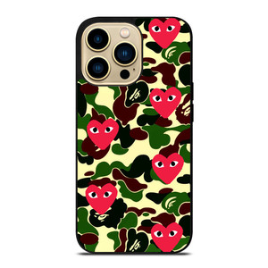 SUPREME BAPE COMME DES GARCONS iPhone 14 Pro Max Case Cover SUPREME BAPE COMME DES GARCONS iPhone 14 Pro Max Case Cover