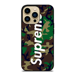 SUPREME CAMO iPhone 14 Pro Max Case Cover
