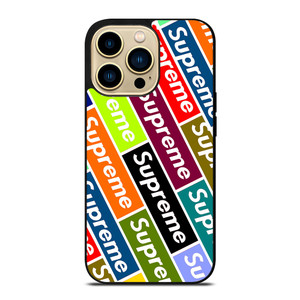 SUPREME COLORFULL iPhone 14 Pro Max Case Cover
