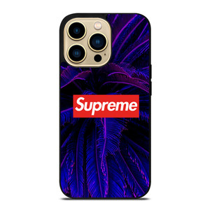 SUPREME GLOWING PALM TREE iPhone 14 Pro Max Case Cover