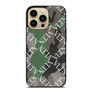 VALENTINO CAMO PATTERN iPhone 14 Pro Max Case Cover VALENTINO CAMO PATTERN iPhone 14 Pro Max Case Cover