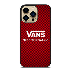 VANS OFF THE WALL RED CARBON iPhone 14 Pro Max Case Cover VANS OFF THE WALL RED CARBON iPhone 14 Pro Max Case Cover