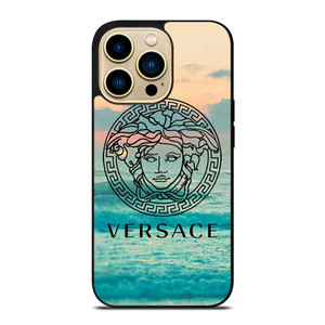 VERSACE LOGO BLUE SEA ICON iPhone 14 Pro Max Case Cover VERSACE LOGO BLUE SEA ICON iPhone 14 Pro Max Case Cover
