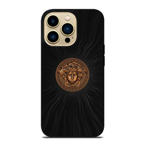 VERSACE LOGO EMBLEM GOLD BLACK ICON iPhone 14 Pro Max Case Cover VERSACE LOGO EMBLEM GOLD BLACK ICON iPhone 14 Pro Max Case Cover